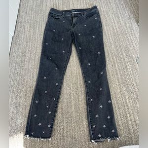 Abercrombie mid rise star skinny jeans